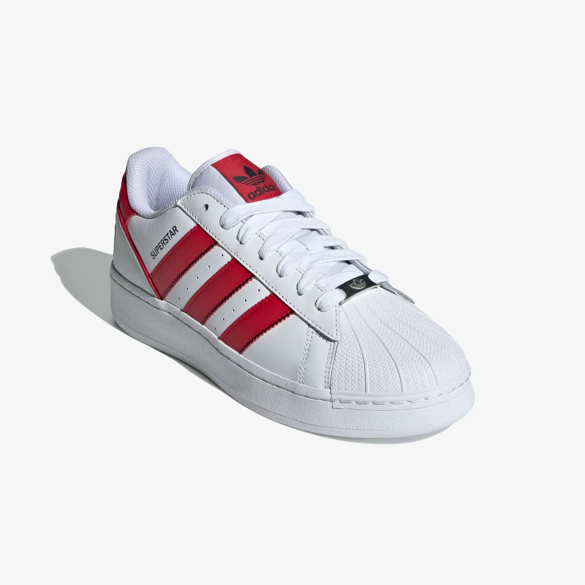 Adidas Originals | SUPERSTAR XLG  { CLOUD WHITE/BETTER SCARLET/CORE BLACK