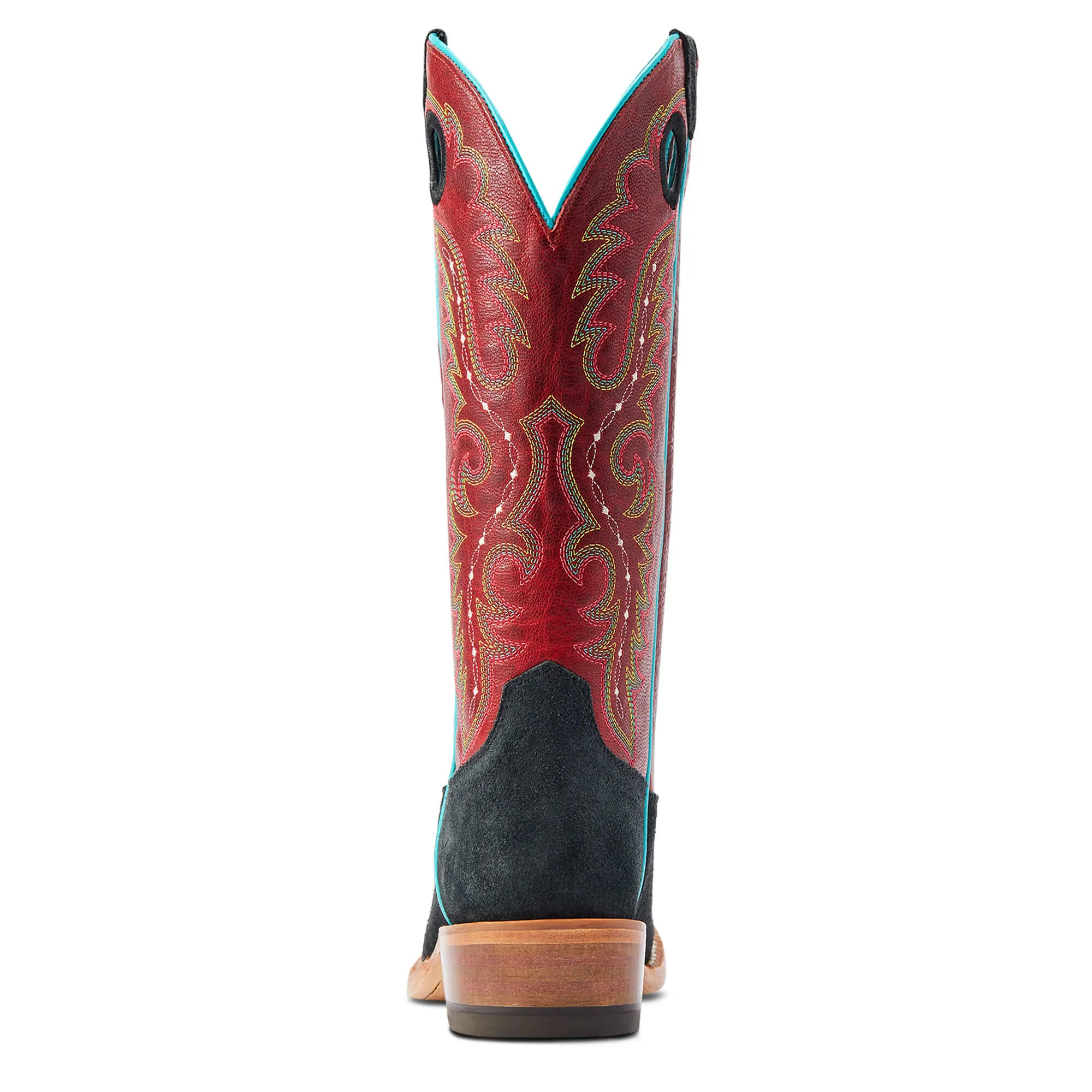 Ariat Futurity Black Roughout/Crimson