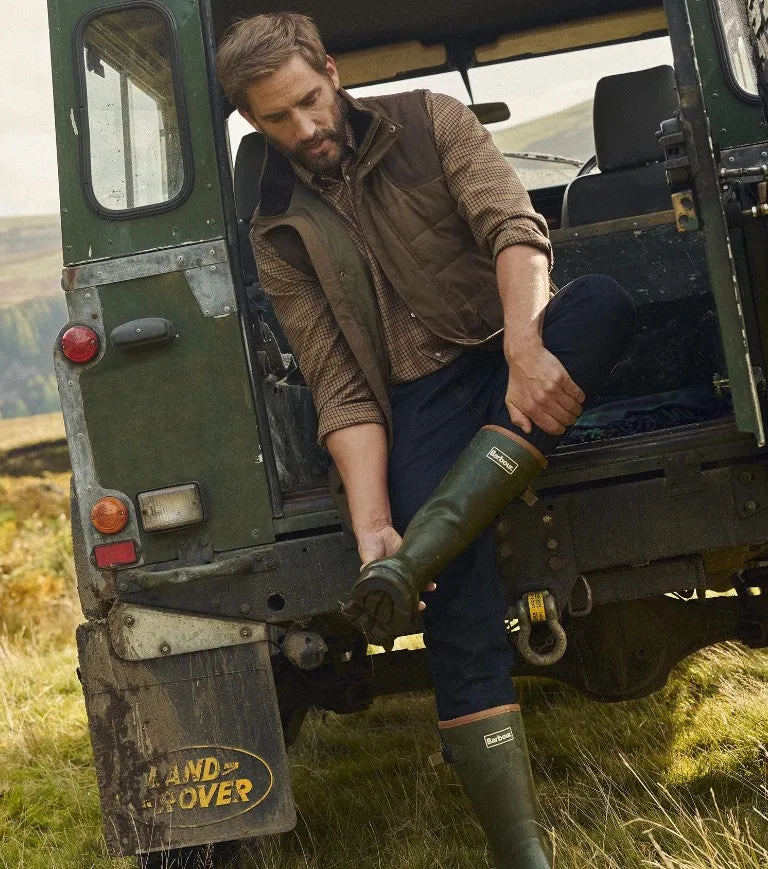 Barbour Mens Tall Wellington Tempest Olive