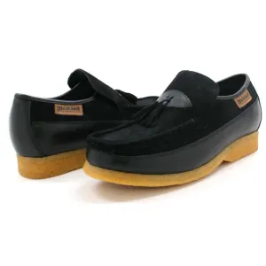 British Walkers King Men's Old School Suede and Leather Slip On Shoes