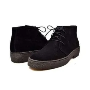 British Walkers Playboy Original Men's Black Suede High Top