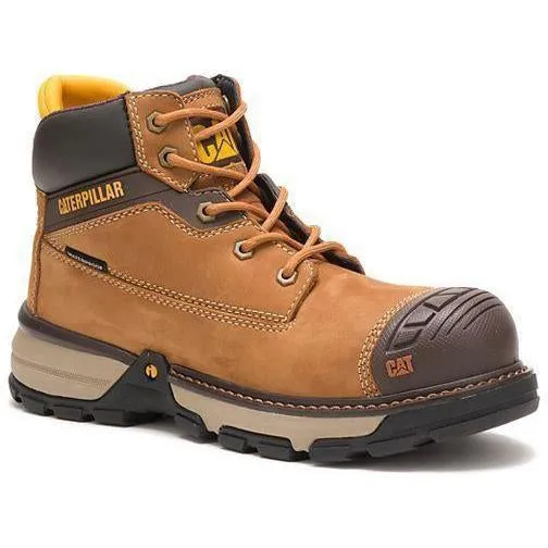 CAT Women's Excavator Superlite Nano Toe WP Work Boot - Brown - P91199