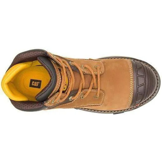 CAT Women's Excavator Superlite Nano Toe WP Work Boot - Brown - P91199