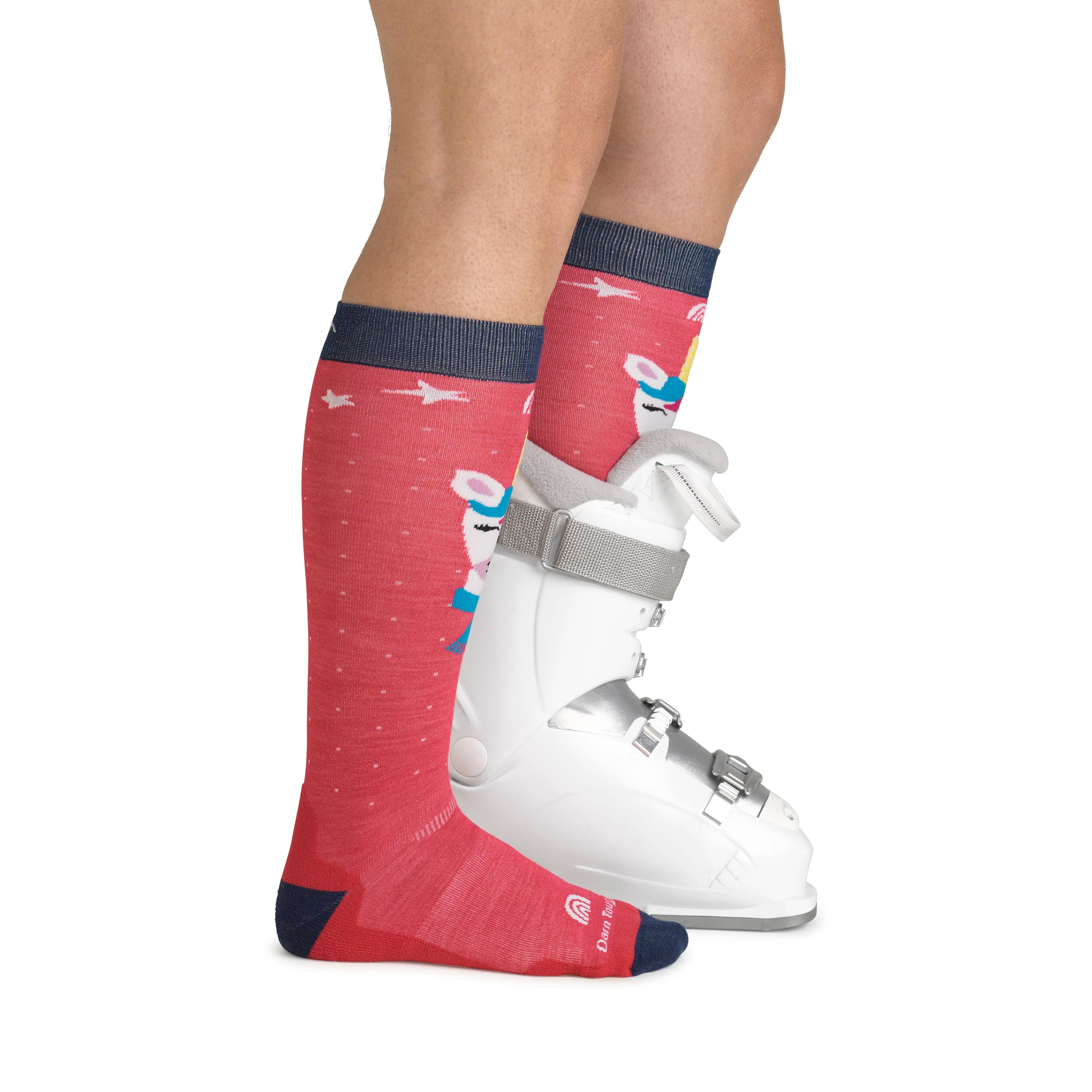 DARN TOUGH MAGIC MOUNTAIN OVER-THE-CALF MIDWEIGHT SKI & SNOWBOARD SOCK KIDS'