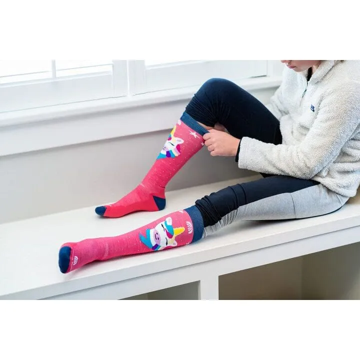 DARN TOUGH MAGIC MOUNTAIN OVER-THE-CALF MIDWEIGHT SKI & SNOWBOARD SOCK KIDS'