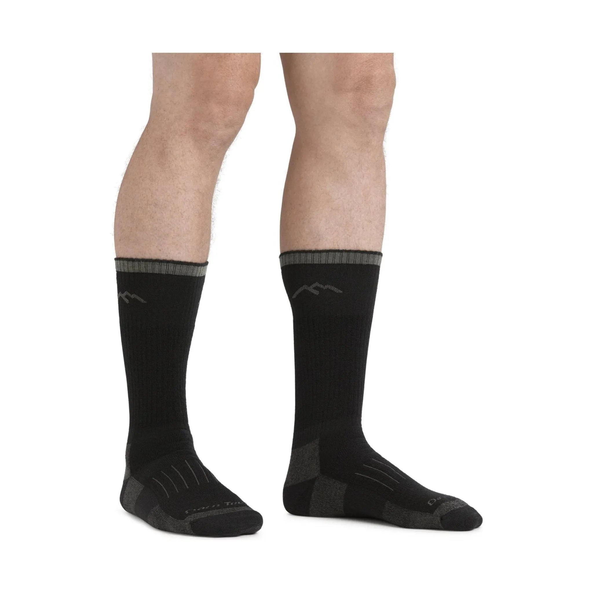 Darn Tough Vermont Men's Boot Full Cushion Midweight Hunting Sock - Charcoal