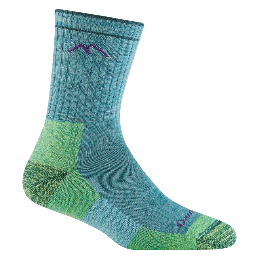 Darn Tough - Women's  Micro Crew Midweight Hiking Sock - Aqua Heather