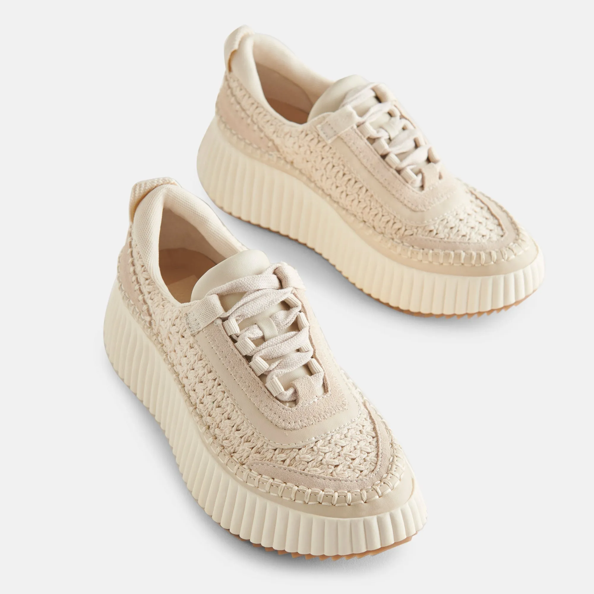 DOLEN SNEAKERS SANDSTONE KNIT - re:vita