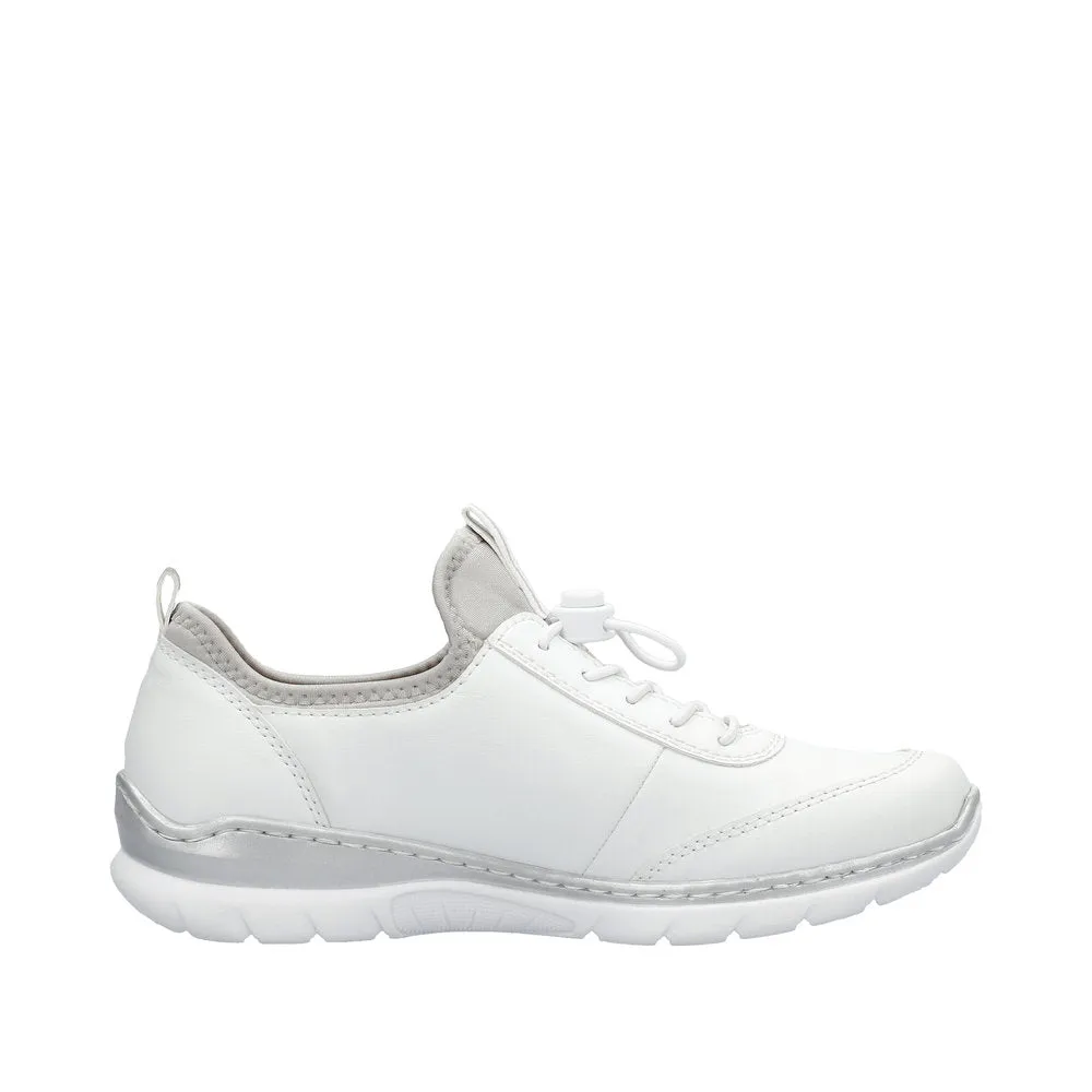 Ladies Rieker Lace Up Shoe White/Combination Style L3259-80 sale