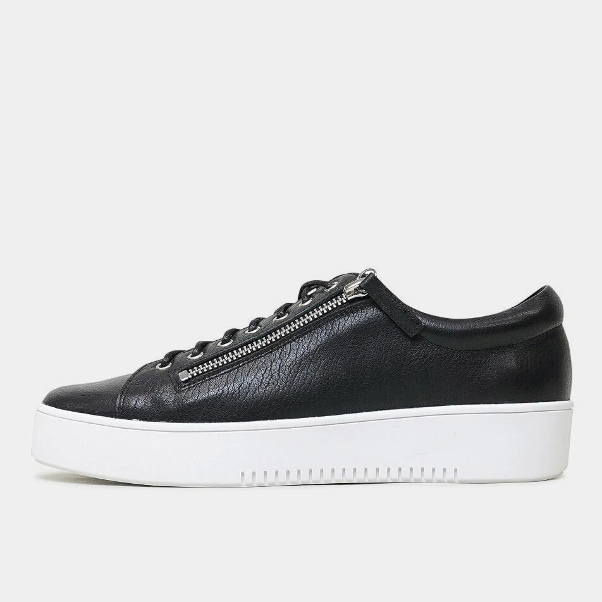 Laila Black / White Leather Sneakers