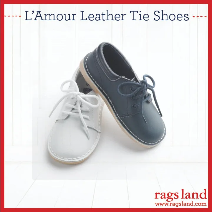 L'Amour Leather Tie Shoes