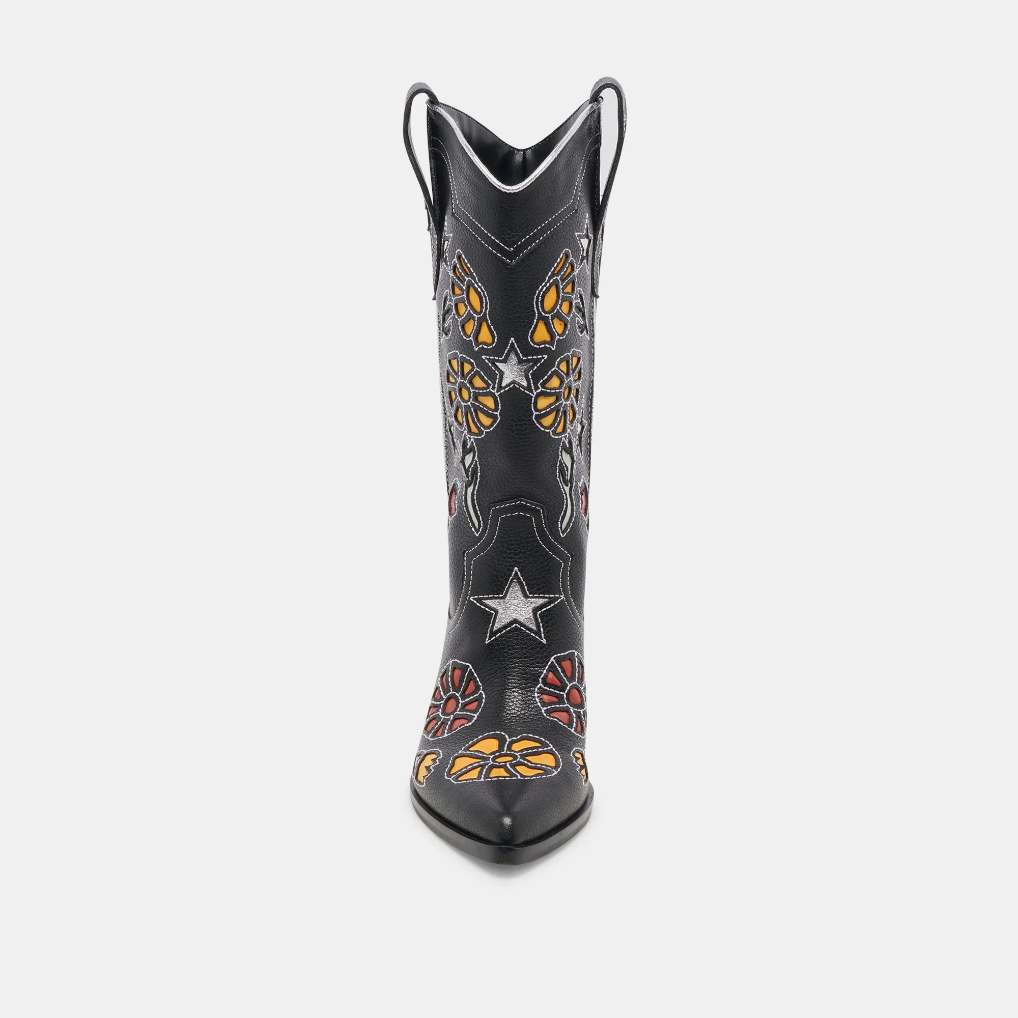 LASSIE BOOTS BLACK MULTI LEATHER