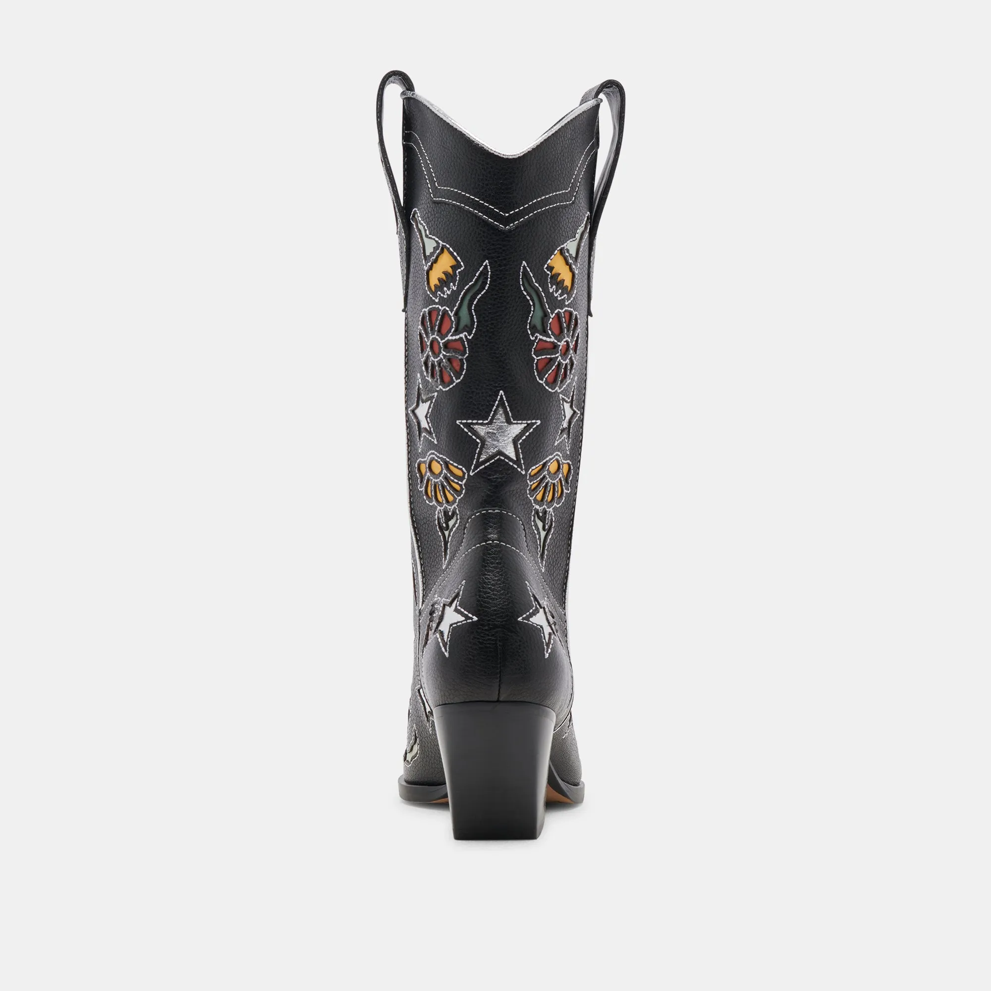 LASSIE BOOTS BLACK MULTI LEATHER