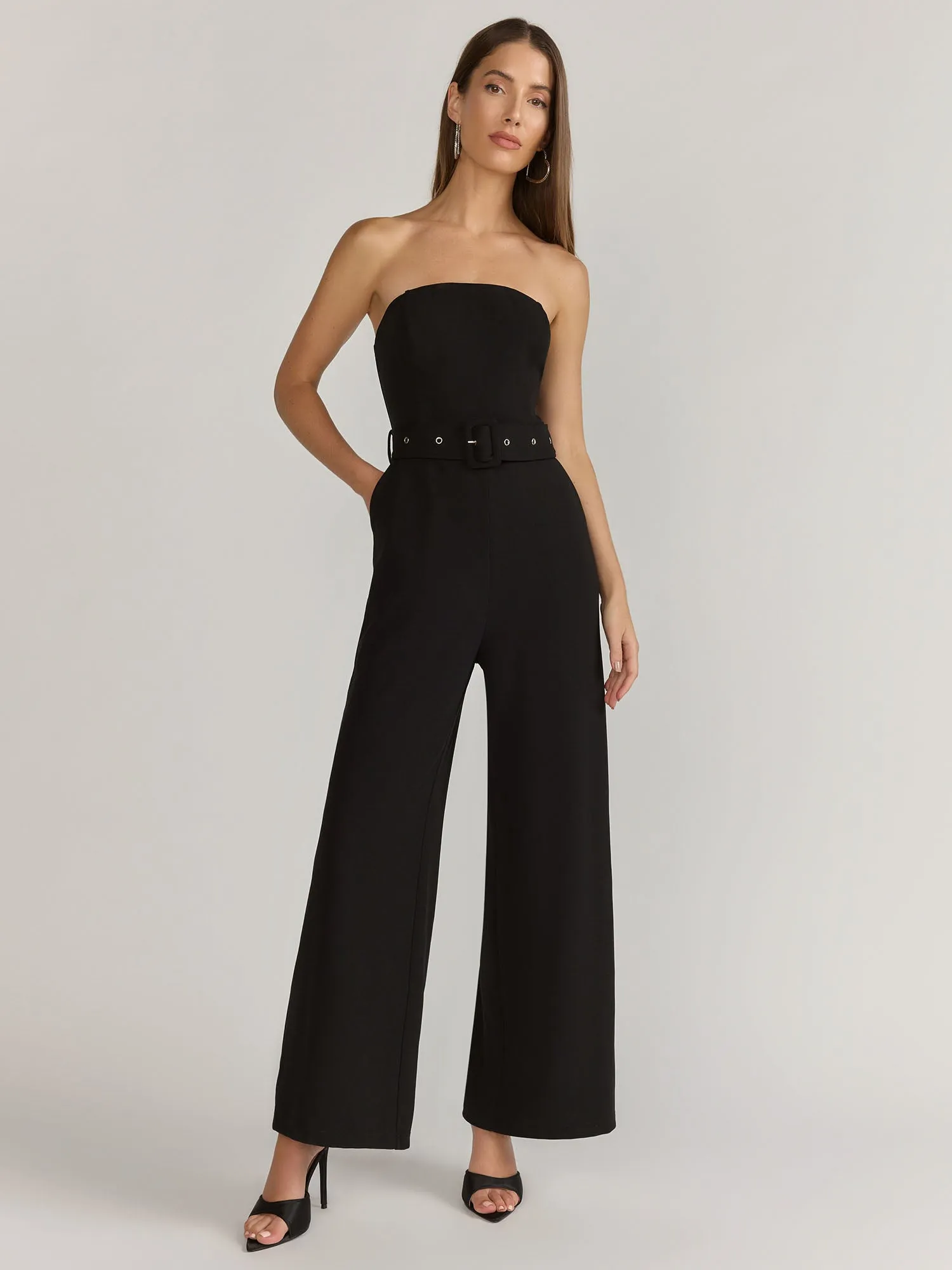 Lena Strapless Wide Leg Jumpsuit - Brands We Love