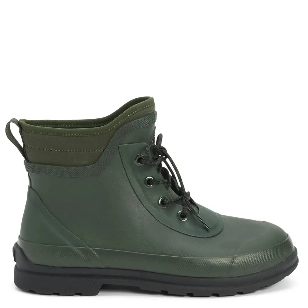 Muck Originals Lace Up Short Boots - Green by Muckboot