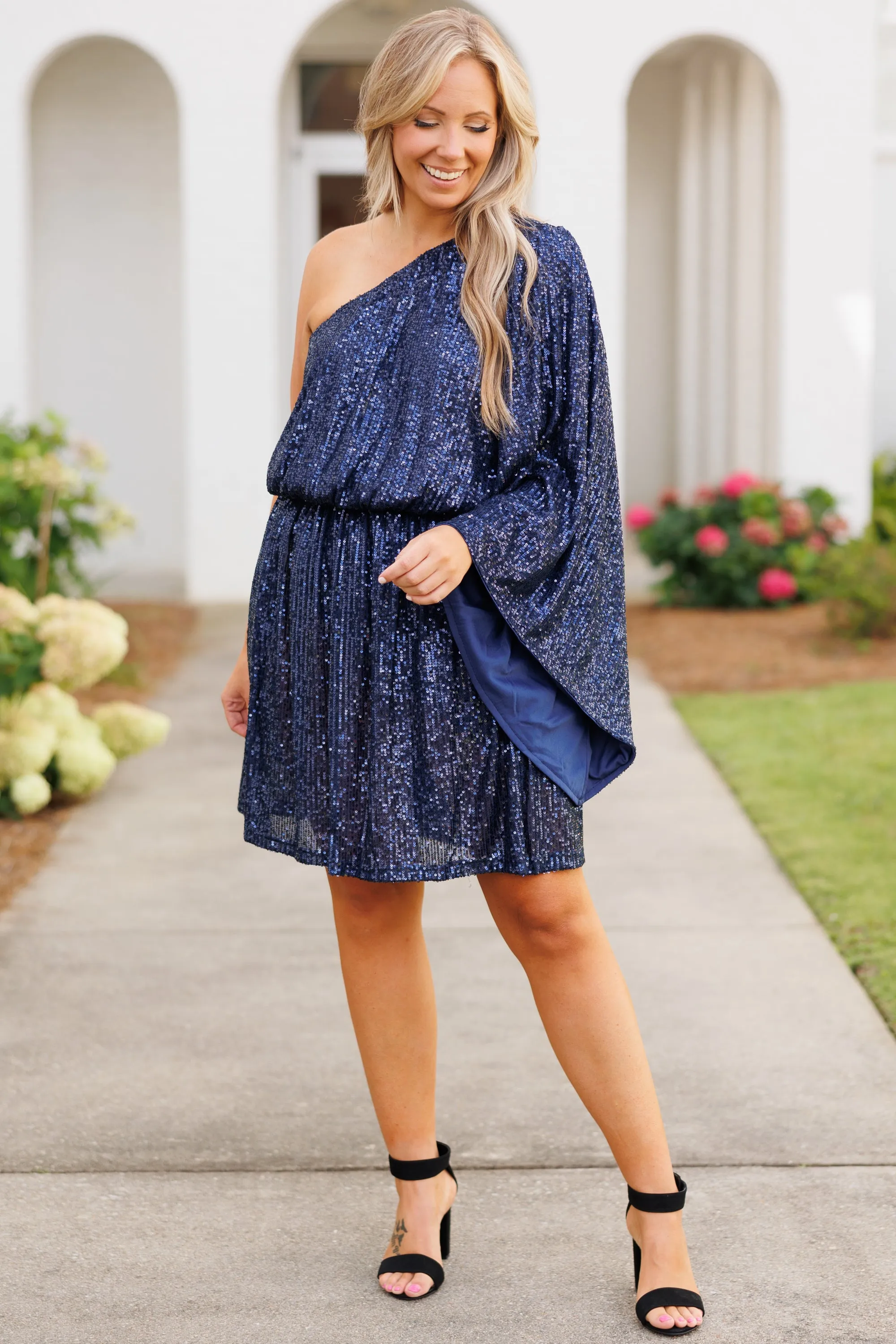 New Year's Eve Night Out Dress, Navy