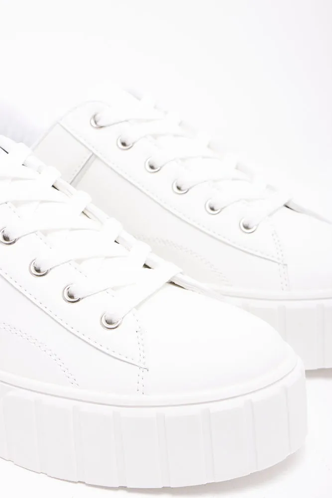 Platform Sneaker White