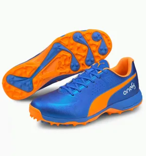 PUMA One8 Virat Kohli 19 Bluemazing Orange Glow Cricket Shoes