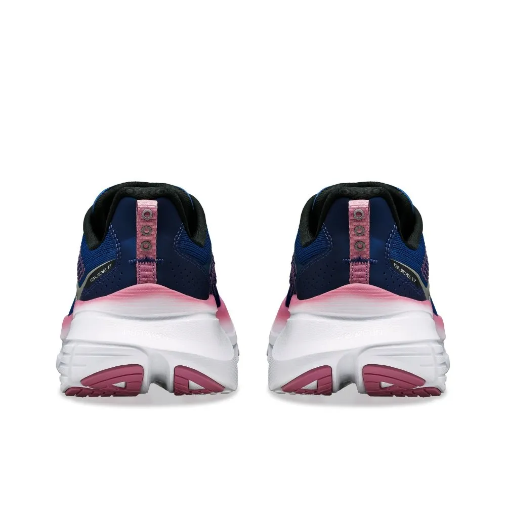 Saucony Women's Guide 17 - Navy/Orchid (Wide Width)