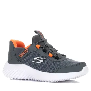 Skechers Slip-Ins: Bounder - Brisk-Burst 403822L Charcoal/Orange