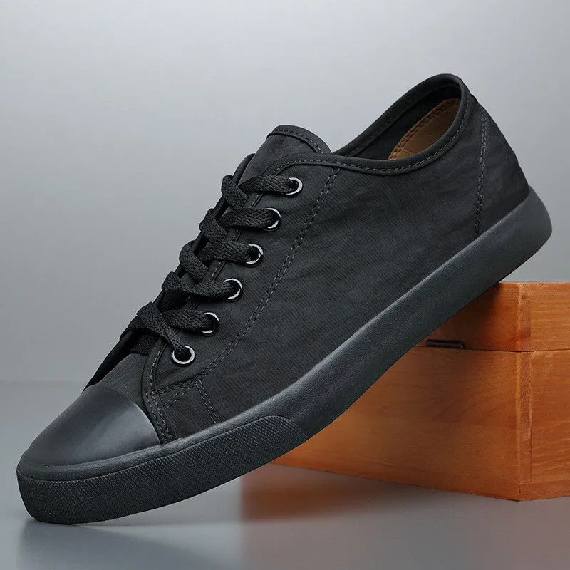 UrbanSoles™ - Vintage Canvas Low-Top Lace-up Sneakers