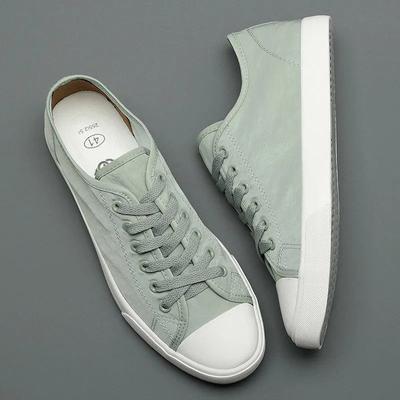 UrbanSoles™ - Vintage Canvas Low-Top Lace-up Sneakers