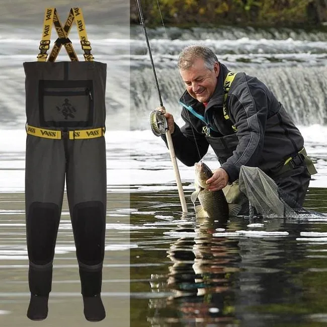 Vass-Tex 305 5L Tough Breathable Chest Wader with Neoprene Stocking Foot