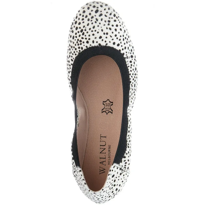 Walnut Melbourne - Ava Pony Ballet - Mini White Black Spot