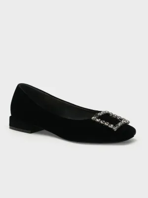 Women's "KOZUE" Buckled Detailing Ballerinas